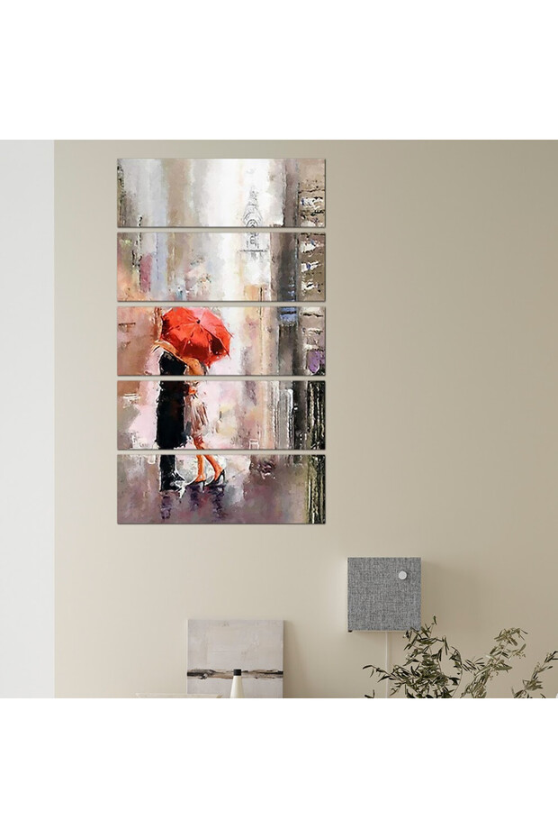 لوحه جداريه - رسمه رومانسيه - ٣٠٠٥١ - مقسمه خمسة قطع متساويه