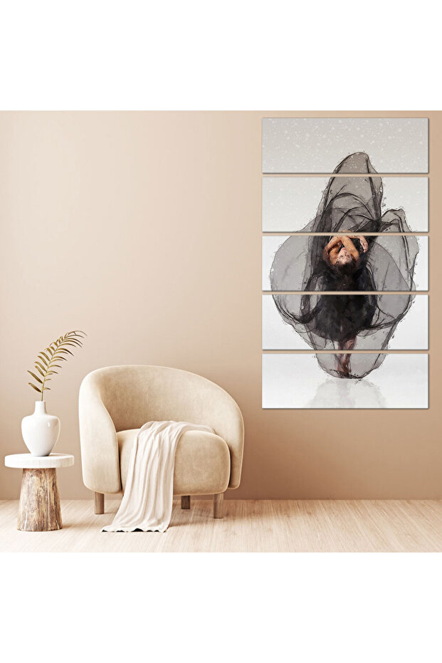 لوحه جداريه - 300915 - مقسمه خمسة قطع متساويه - 1