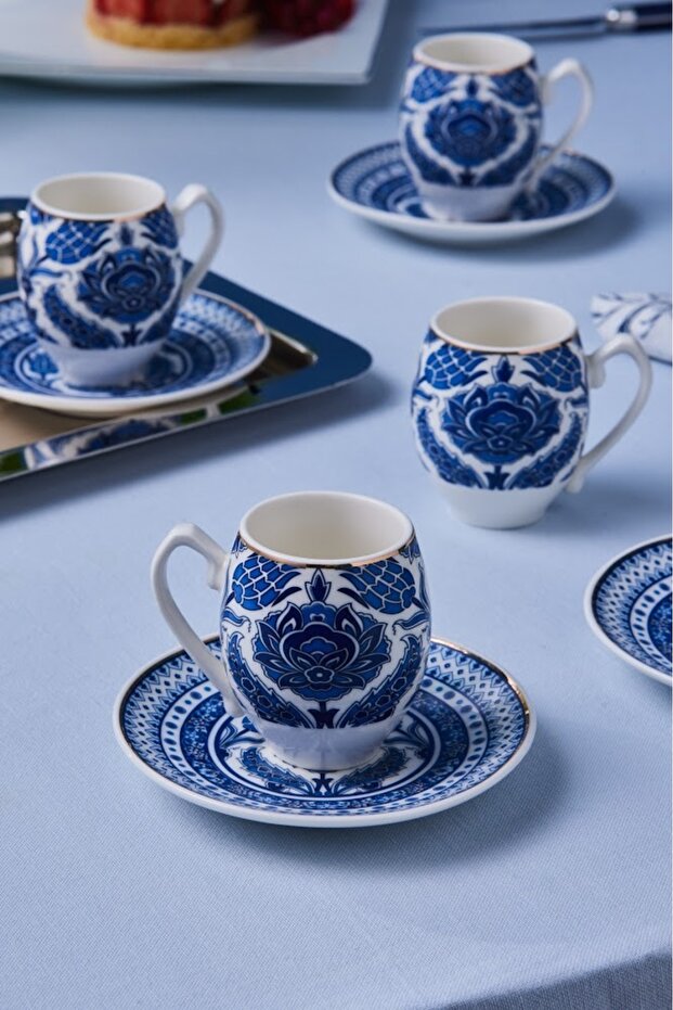 Mercan 6-Person Coffee Cup Set 90 ml