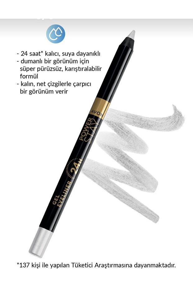 GOZ KALEMI .SILVER SHIMMER - 1