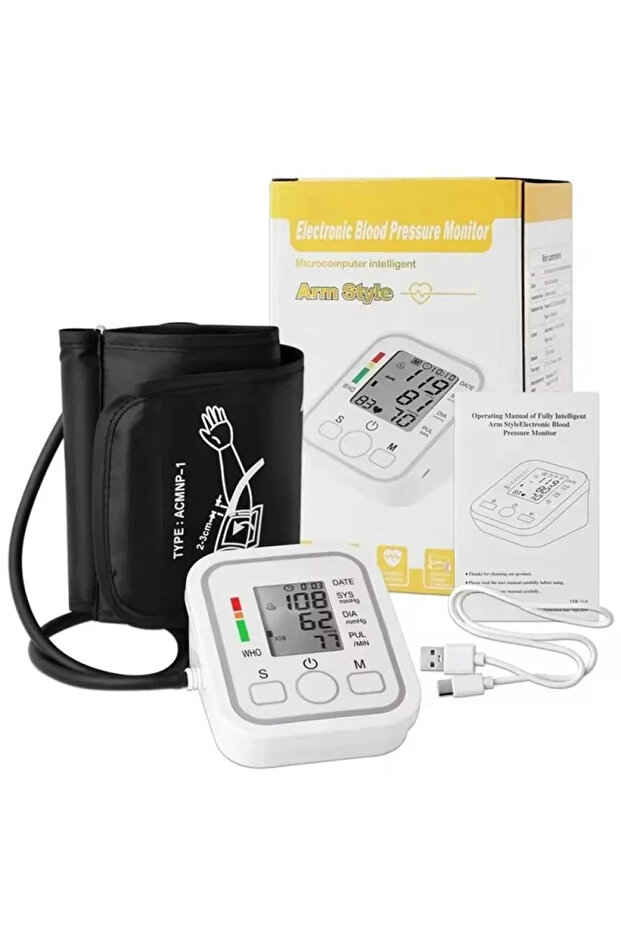 Automatic Upper Arm Blood Pressure Monitor With Irregular Heartbeat Detection Easy Measureme - 7