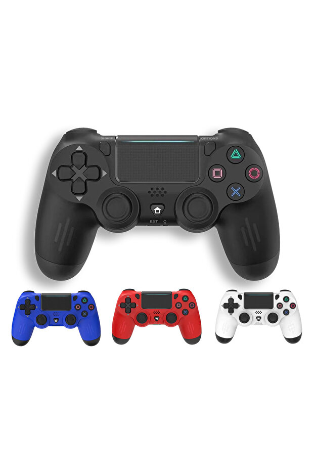 Wireless Pad Controller for PS4 PlayStation 4 Vibration Function White - 9