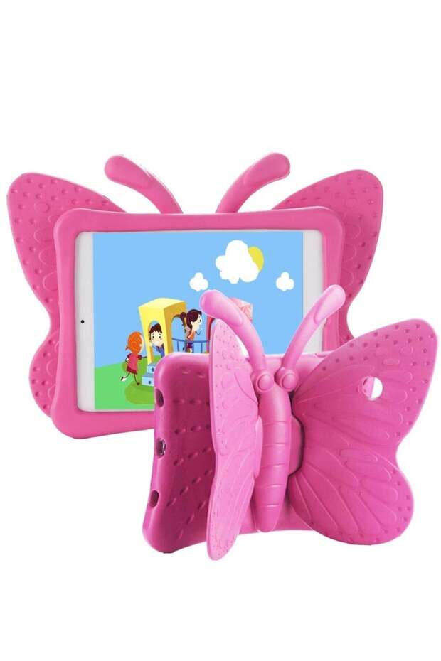 SmartGrist 3D Cartoon Butterfly Non-Toxic EVA Light Weight Kid Proof Shockproof case with Kickstand