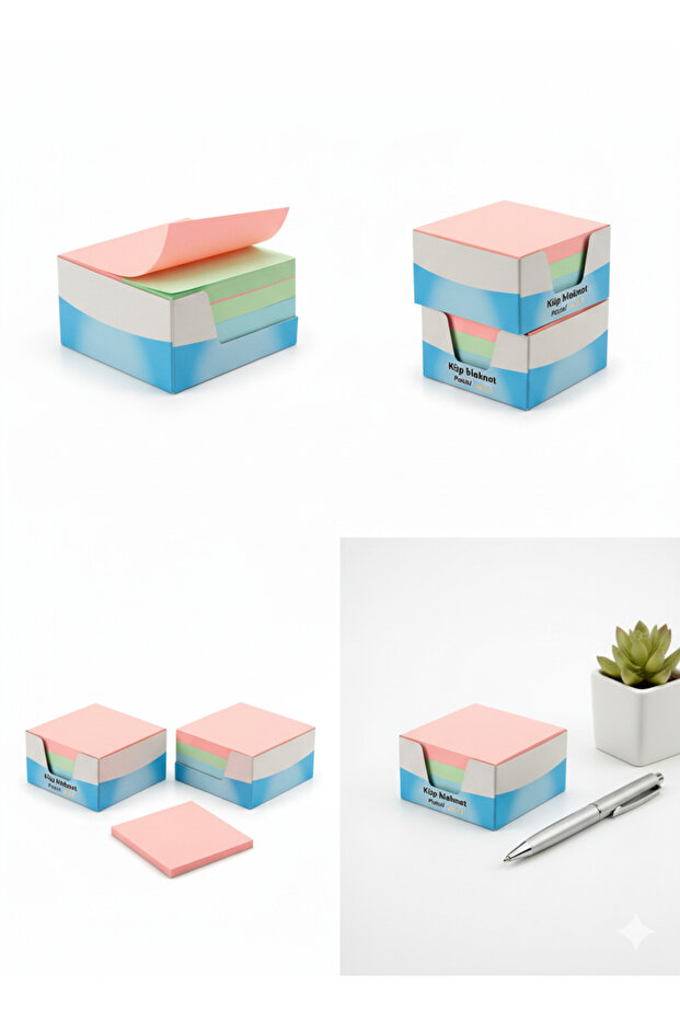 Cube Notebook Pastel Colored - 2