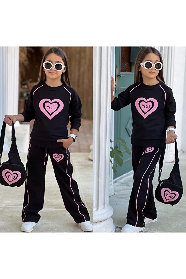 You 3-Piece Girl's Suit with Bag - Age 2/12 - 31524