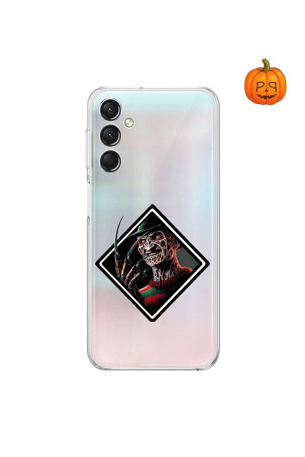 Dali Design Samsung Galaxy A14 Compatible Transparent Case Horror 2 Design