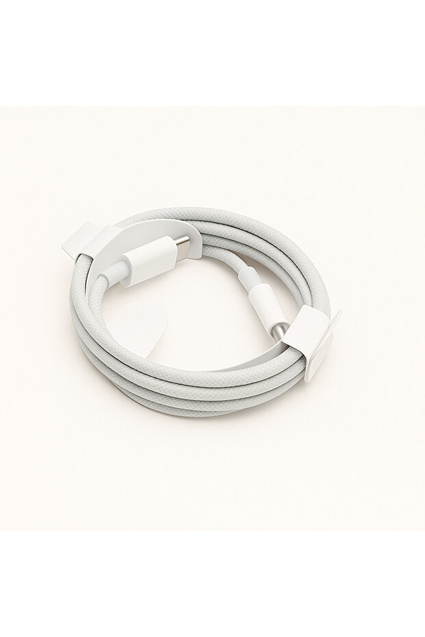 Type-C to Type-C Örgülü Hızlı Şarj ve Data Kablosu | 60W PD Destekli, Dayanıklı Tasarım (1 Metre) - 1