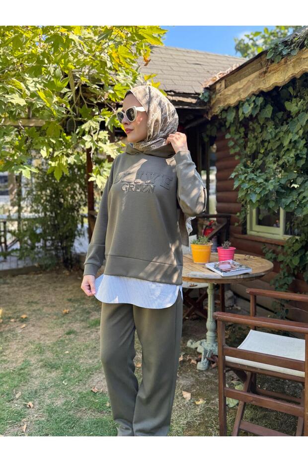 APLİKE NAKIŞLI KAPÜŞONLU O YHŞO TAKIM - 1