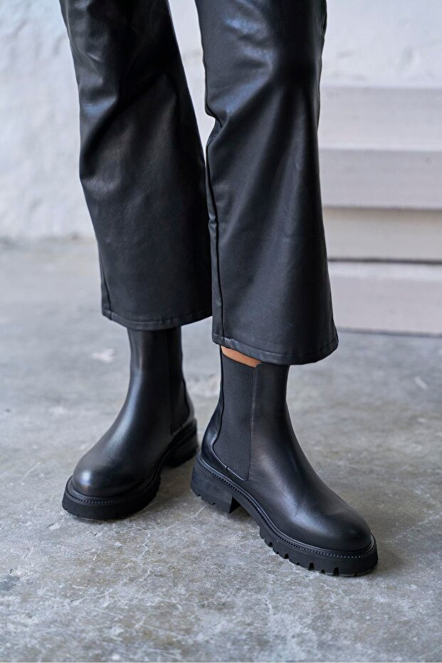 BETZ SİYAH DERİ BOT - 7