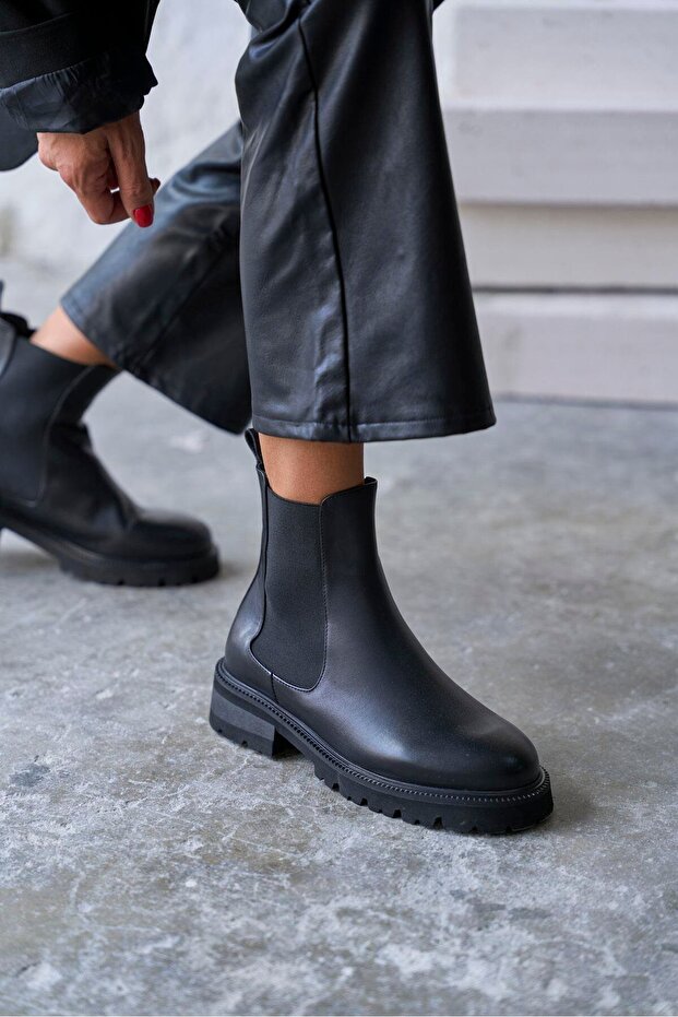 BETZ SİYAH DERİ BOT - 2