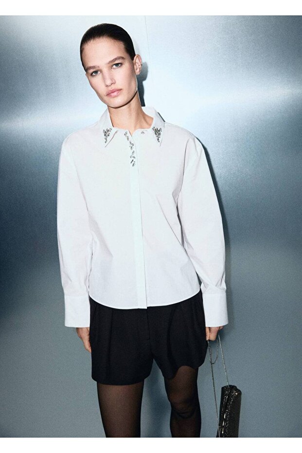 Crystal Detailed Shirt