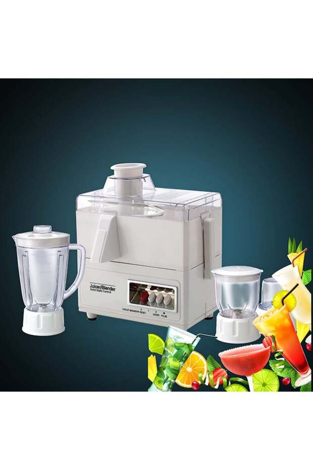 4-in-1 Food Processor with Mixer, Kneader, Juicer, Mincer and Grinder 1.6 L 400.0 W FLJ275JM White - 6