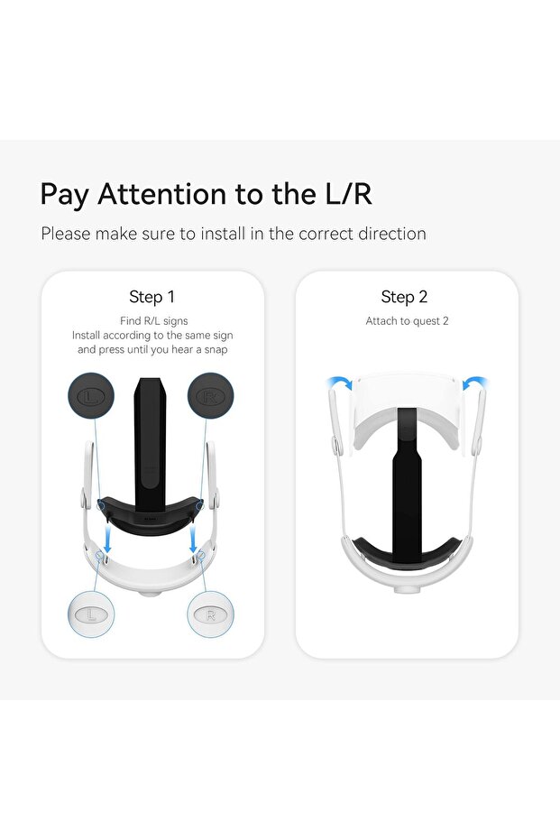 Upgraded Elite Head Strap Compatible with Quest 2 Accessories for Enhanced Support and C - 6