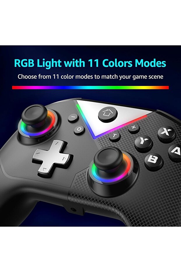 Azonee Wireless Switch Controller for Nitendo Switch/PC/Steam/Android/IOS, Switch Pro Controller Sup - 2