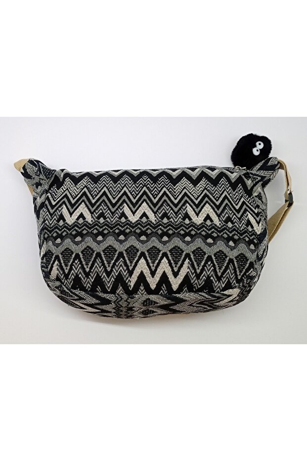 Gray Patterned Bag - 3
