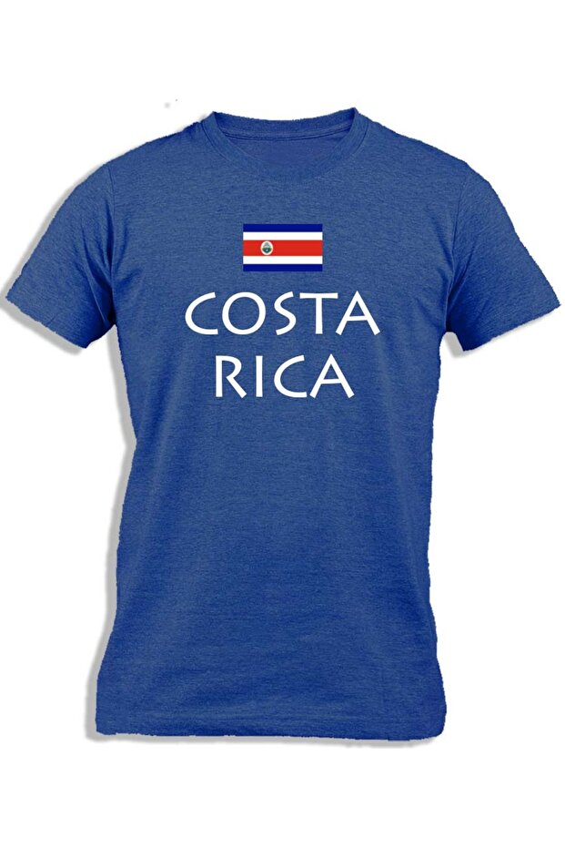 COSTA RICA WITH FLAG