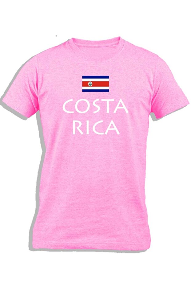 COSTA RICA WITH FLAG