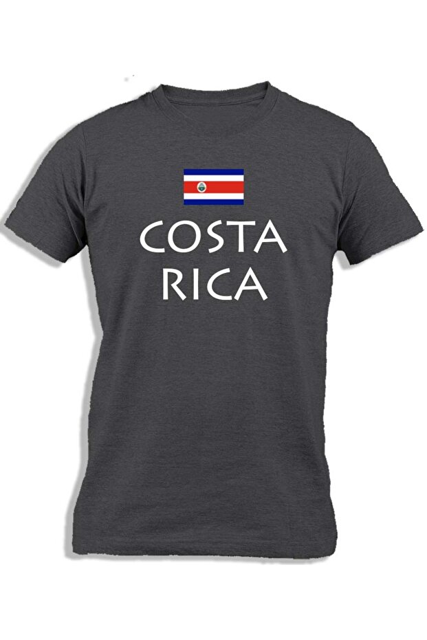 COSTA RICA WITH FLAG