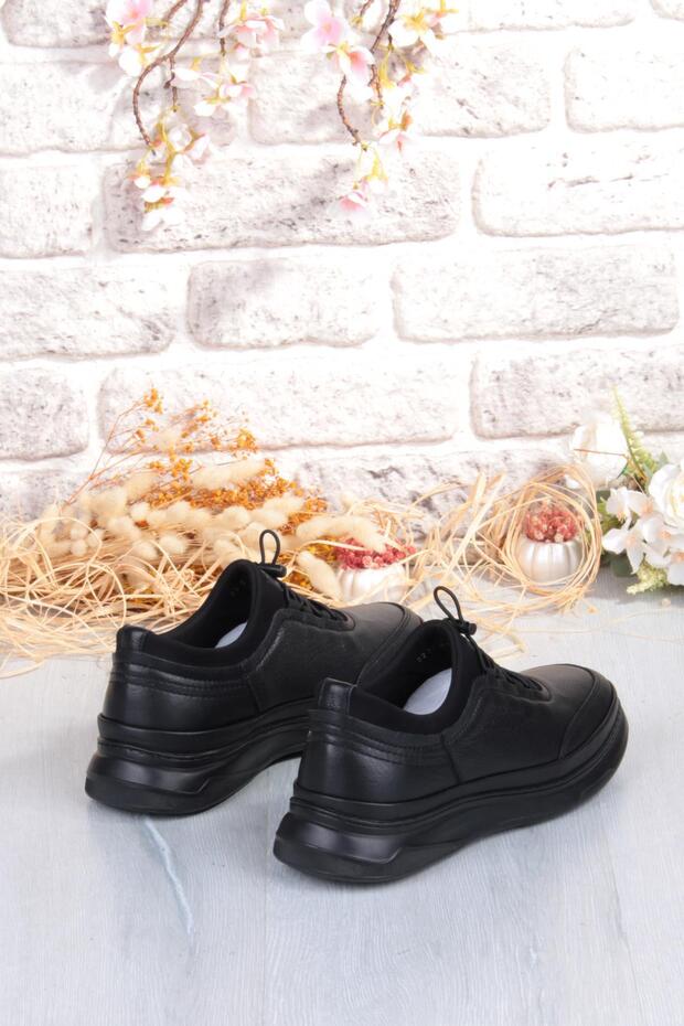 2270 Micro Klima Sistem Hakiki Deri Kauçuk Taban Erkek Ayakkabı - 6