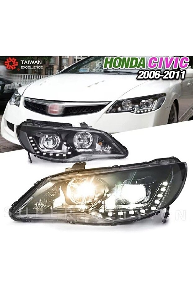 HONDA CİVİC 2006-2012 FD6 LEDLİ ÖN FAR - 1