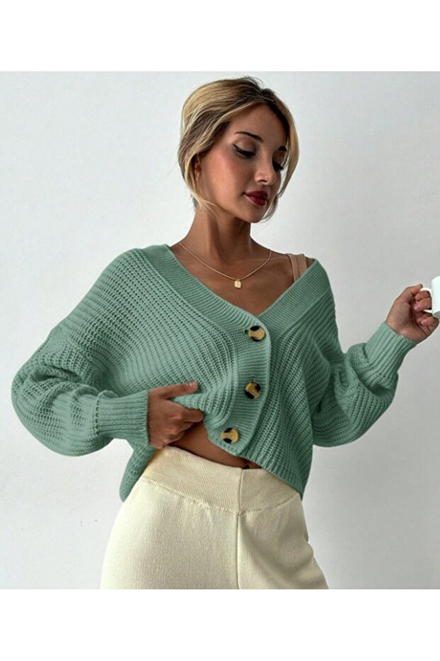 crop triko hırka - 4