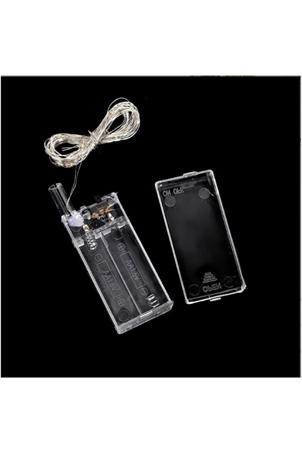 2m string with 20 VERSAGO LEDs, warm white light, operates on 2 AA batteries, not included - 2