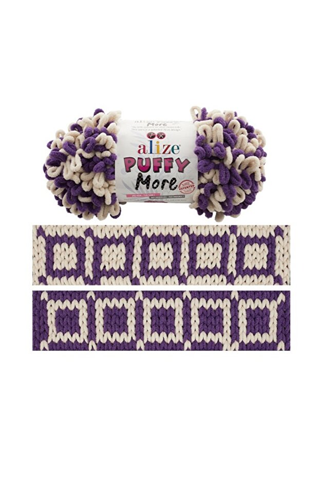 Puffy More Hand Knitting Yarn, Blanket, Baby Products 6451