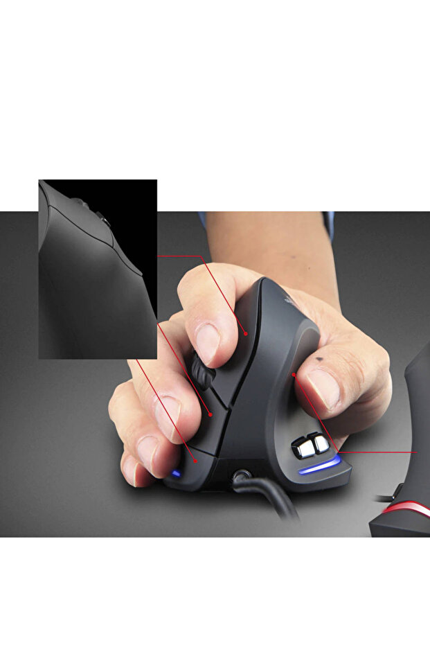 Mouse optic vertical Zelotes T-20 - 9