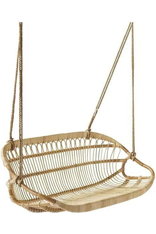 Indoor swings Balcony hanging double rattan hanging basket chair indoor swing sitting and lying two