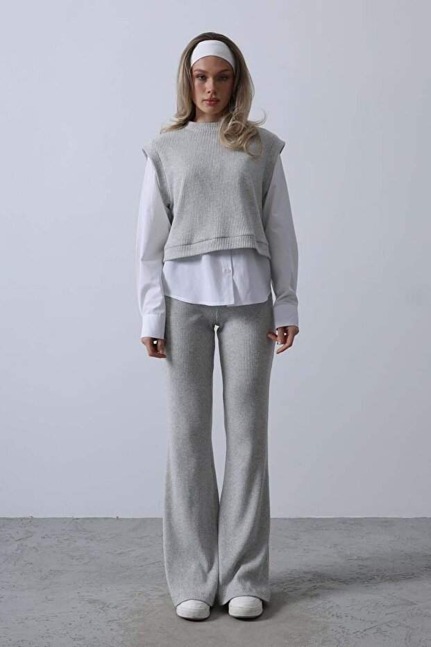 36391 Gömlekli Örme Takım - 1