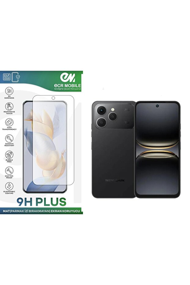 Screen Protector Compatible with Tecno Spark Go2 (Km4) Matte Anti-Fingerprint Flexible Nano Unbreakable - 1
