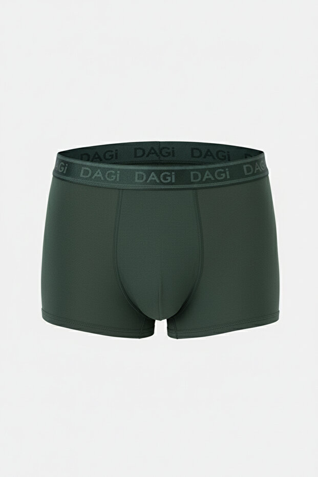 Yeşil 3'lü Desenli Micro Modal Boxer - 5