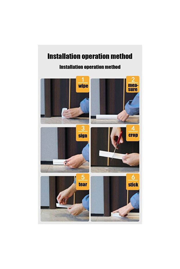 Door Draft Guard with Elastic 91cm - 3