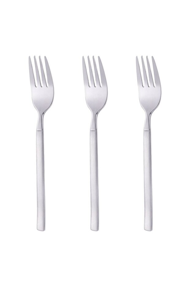 Small Stainless Steel Forks "Basic" 15cm - 3pcs - 1