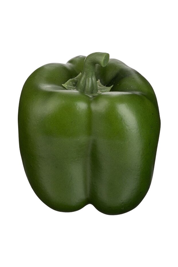 Green bell pepper, artificial plastic. - 1