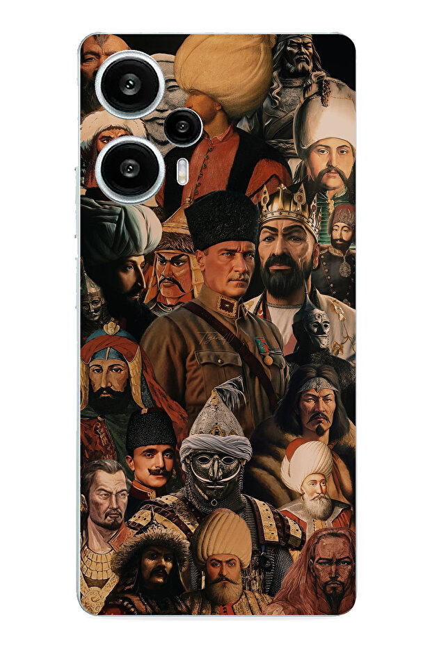 حافظة سيليكون مطبوعة متوافقة مع POCO F5 من تورك جريلدز - 1