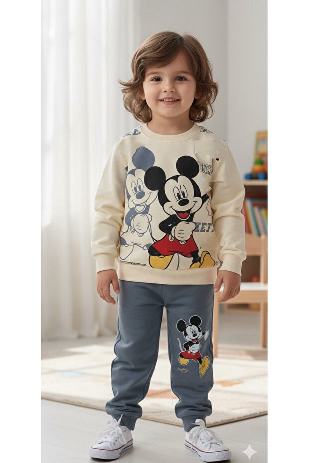 Erkek Çocuk Alt Üst Mevsimlik Eşofman Takımı - 1