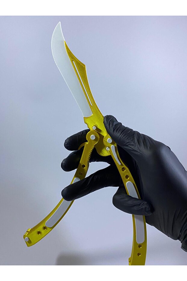 3D baskı plastik bıça.k bundle ( karam.bit, kel.ebek, dagger ) - 3