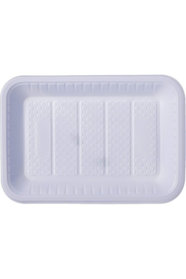 Disposable Sweet & Dishes Food Serving Plastic Rectangle Tray 39x33x29cm, 1kg