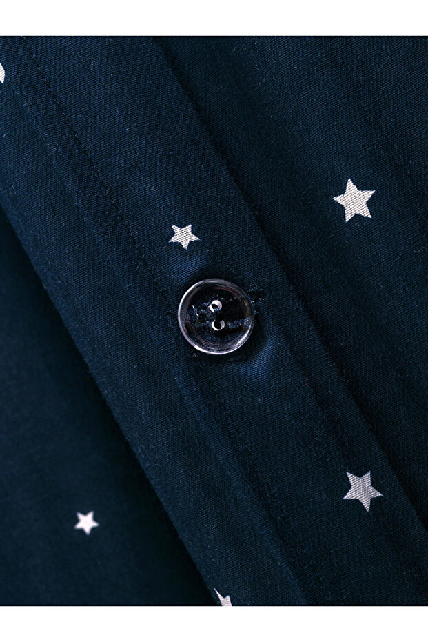 Ev Desenli %100 Pamuk Yılbaşı Temalı Tek Kişilik Nevresim Seti - 5