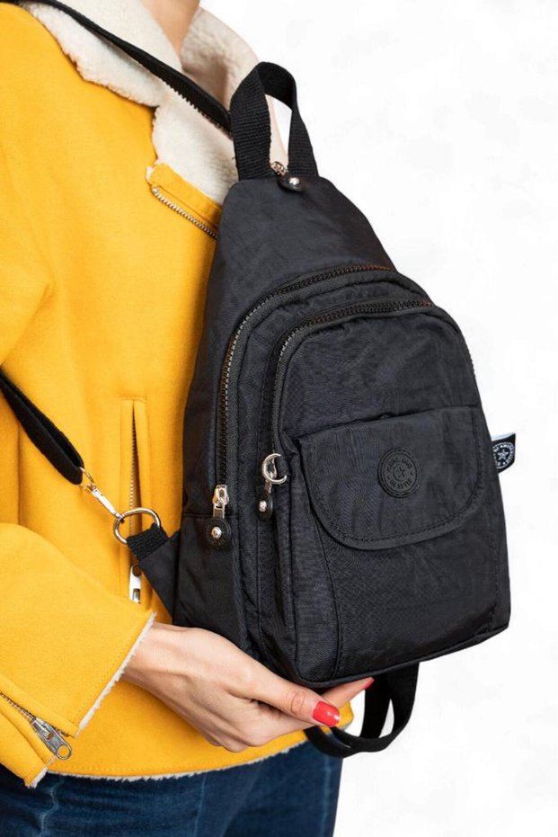 Body Bag Chest Bag Clinkir Fabric Multi-Pocket Bady Bag Backpack Lightweight Rain Repellent 30*20 cm