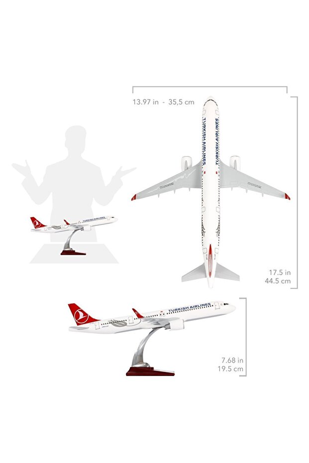 A 321 -1/100 LALE Model Uçak - 4