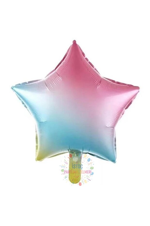 Rainbow Color Star Foil Balloon