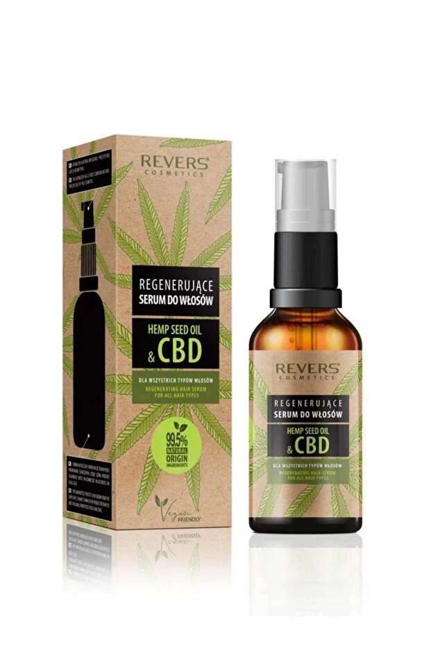 سيروم مجدد للشعر بزيت بذور القنب وزيت CBD 50 مل