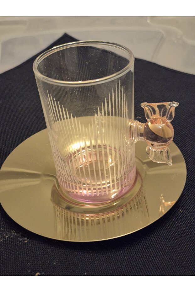 Sugar handle 18 parça çay seti - 1