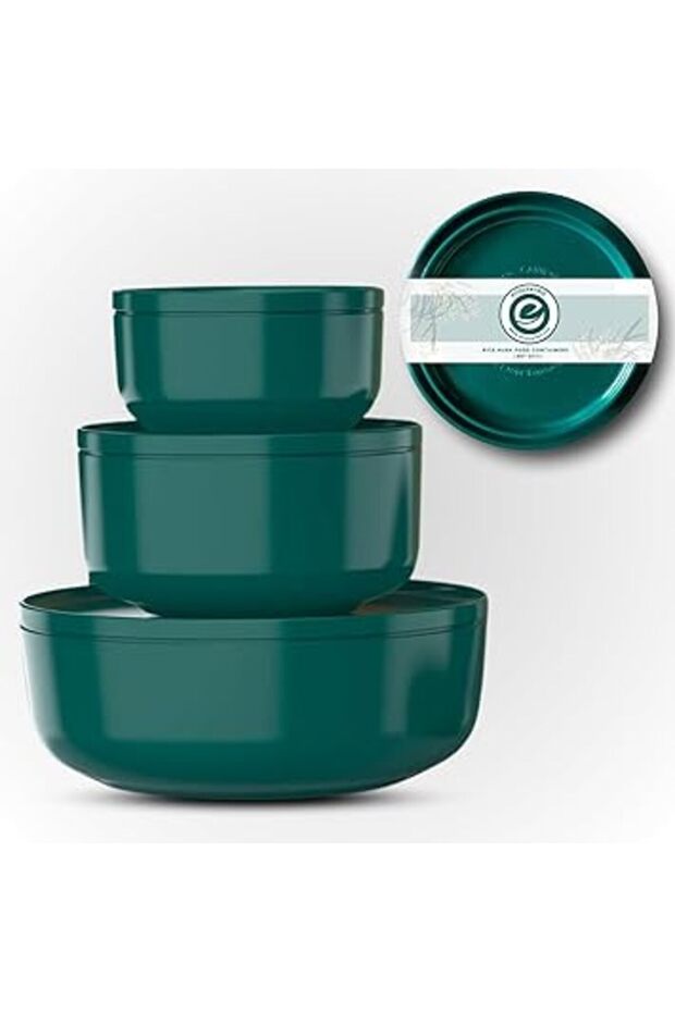 Helthy Airtight Food Storage Continers Eco friendly Mel Prep And Snck Organizer