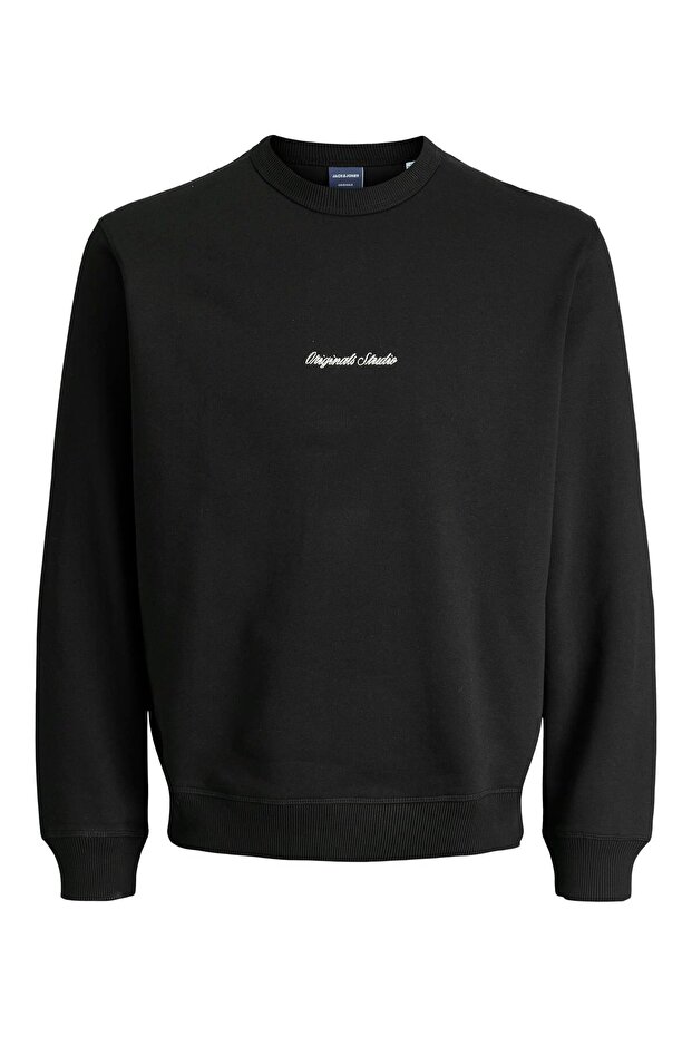 JORNORREBRO EMB SWEAT CREW NOOS أسود - 2