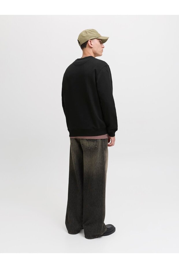 JORNORREBRO EMB SWEAT CREW NOOS أسود - 3