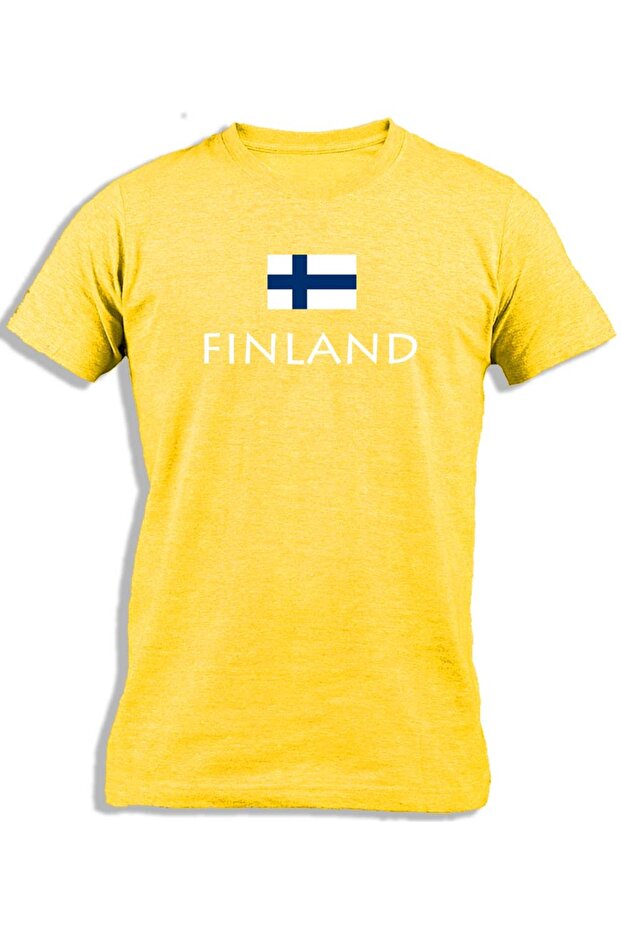 FINLAND WITH FLAG