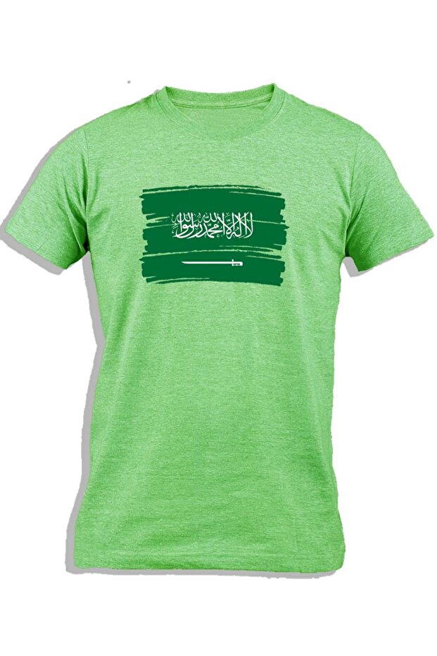 SAUDI ARABIA PAINTED FLAG